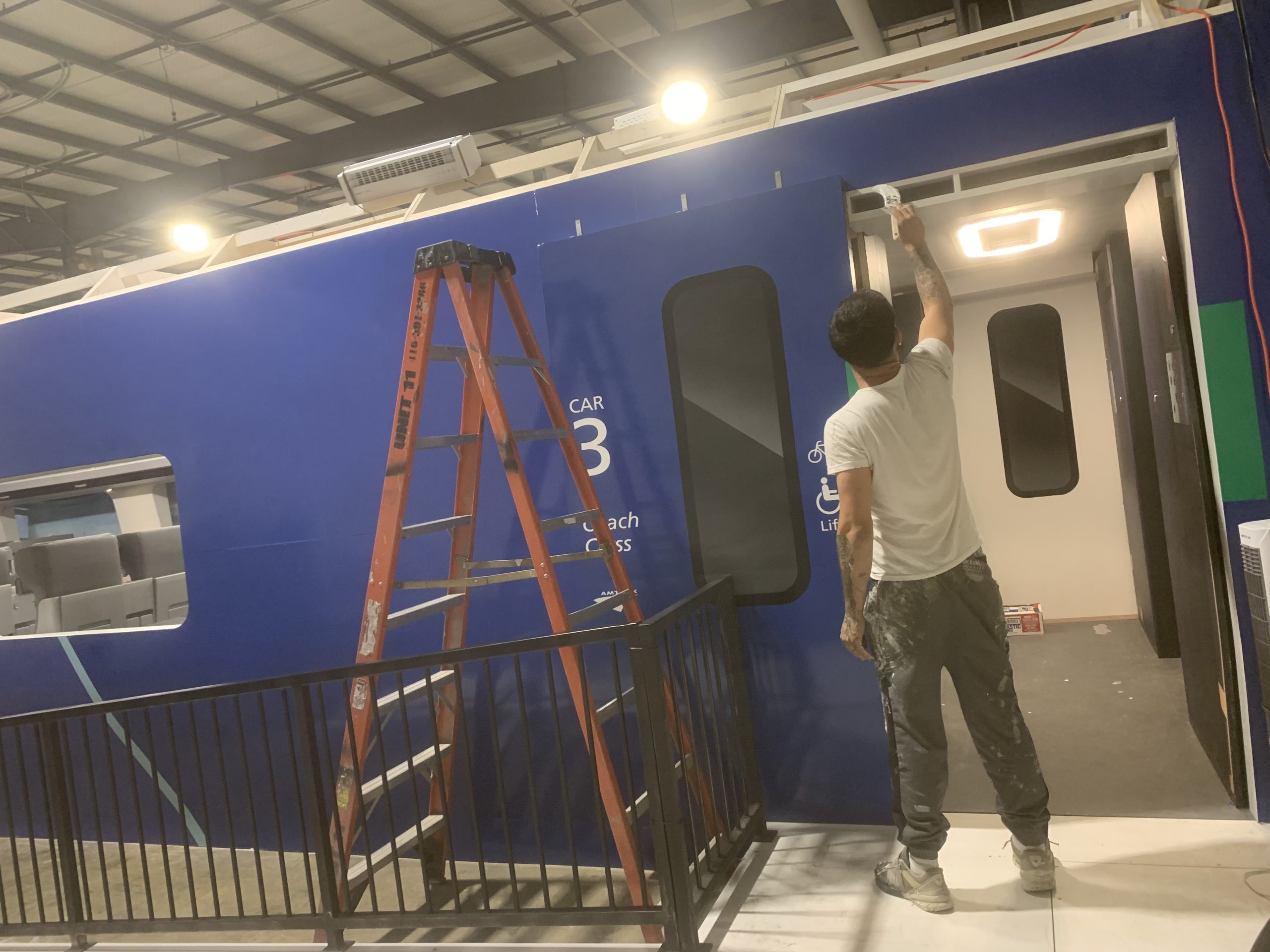 Amtrak Painting
